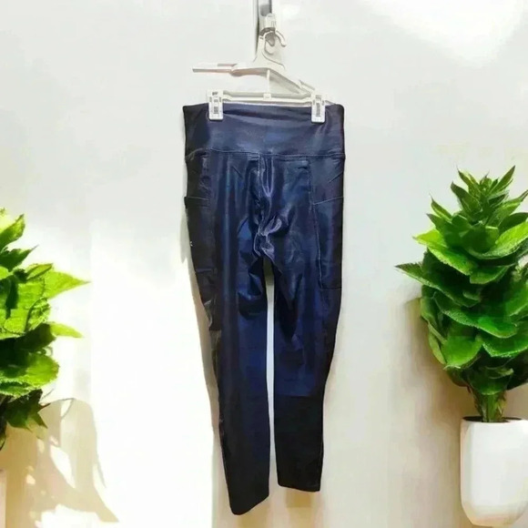 NEW Nine West Leggings Womens Medium Camouflage Stretch Active Yoga $68 - Picture 2 of 5